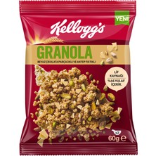 Kellogg's Granola  Beyaz Çikolata Parçacıklı ve Antep Fıstıklı 60Gr (10'lu), 46% Yulaf İçerir