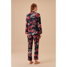 Suwen Black Rose Maskülen Pijama Takımı