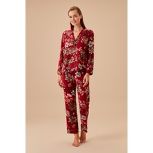 Suwen Black Rose Maskülen Pijama Takımı