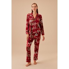 Suwen Black Rose Maskülen Pijama Takımı
