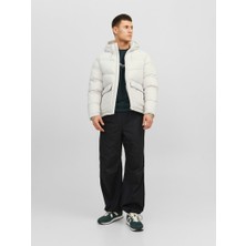 Jack & Jones Jorvesterbro Erkek Beyaz Mont 12238849-Moonbeam