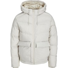 Jack & Jones Jorvesterbro Erkek Beyaz Mont 12238849-Moonbeam