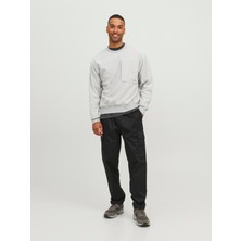 Jack & Jones Jcolab Erkek Gri Sweatshirt 12241523-Grey
