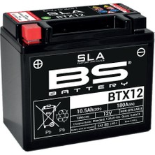 BS Battery BTX12 Sla 2005-2011 Kawasaki Er-6 F Uyumlu Akü Jel Akü