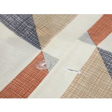 English Home Triad Kolay Ütülenir Tek Kişilik Nevresim Seti 160X220 cm Gri - Bej