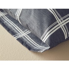 English Home Glen Check Kolay Ütülenir 2'li Yastık Kılıfı 50X70 cm Antrasit