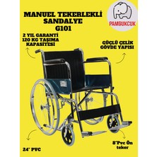 Pambukcuk Standart Manuel Tekerlekli Sandalye G101