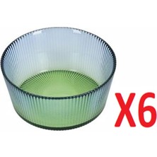 Porland Tirius Mavi-Yeşil Kase 13 cm 6'lı 04FIA002615