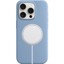 Bikapak Magsense IPHONE 15 Pro Lıght Blue Kapak