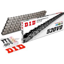 DID 520-114ORING 2004-2010 Honda Crf 250 R Uyumlu Zincir Vx3 Oring Çelik Renk