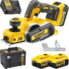 Dewalt DCP580P2  Planya Motoru Lion Kömürsüz  18 Watt 5Ah