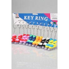 Key Ring Paten 12 Adet 5 cm Anahtarlık Seti