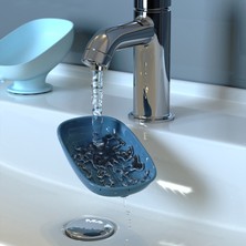 Masoffy 2 B1 Süper Vantuz Sabunluk Drenaj Su ile Banyo Sabunu Tutucu Mutfak Sünger Tutucu Sabun Kabı Banyo Aksesuarları (Yurt Dışından)