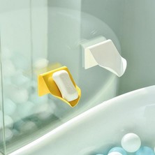 Masoffy 2 Beyaz Duvara Monte Drenaj Sabunluk Leafology Dekoratif Drenaj Sabunluk Sabunluk Saklama Kabı Ev Banyo Aksesuarları (Yurt Dışından)