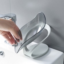 Masoffy 2 B02 Yaprak Şekli Sabun Bulaşık Drenaj Sabunluk Kutusu Banyo Duş Sabunluk Sünger Depolama Plaka Tepsisi Banyo Malzemeleri Banyo Gadg (Yurt Dışından)