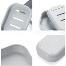 Masoffy 2 Açık Yeşil Sabunluklar Taşınabilir Banyo Bulaşık Plakası Ev Duş Seyahat Yürüyüş Sabunluk Konteyner Plastik Sabun Kutusu Dağıtıcı Rac (Yurt Dışından)