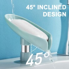 Masoffy 2 Yeşil 1 Adet Taşınabilir Yaprak Şekli Sabun Kutusu Drenaj Banyo Aksesuarları Tuvalet Çamaşır Sabunu Rafı Banyo Malzemeleri Banyo Tepsisi Araçlar (Yurt Dışından)