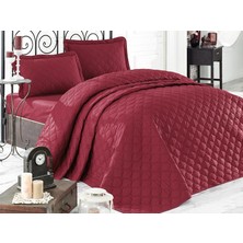 Clasy Ranforce Yatak Örtüsü Tek Kişilik Rabel V2 Bordo