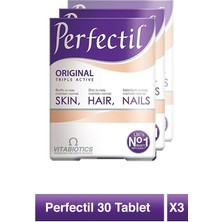 Perfectil Saç Cilt Tırnak Sağlığı Vitamini, Biotin, Çinko,Selenyum,Demir,Magnezyum Içeren 3'lü Avantaj Paketİ