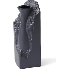 The Mia Licia Seramik Vazo Siyah 9X9X26 cm