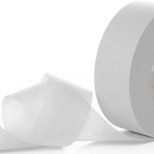 Jütburada Beyaz Kurdale Şerit (Nonwoven Tela Kumaş 2.5 Cm) 220 Metre