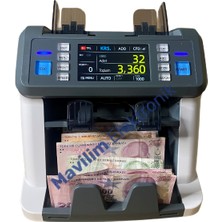 Bill Counter AL-955 Çift Cıslı Karışık Para Sayma ve Tanıma Makinesi 25 Ülke Parası