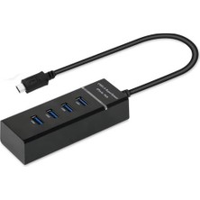 Temiz Pazar USB Type C To 4 Port USB 3.0 Hub Type-C Çoklayıcı