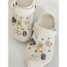 Josellini Jibbitz Crocs Süsü, 12'li Terlik Aksesuarı, Crocs Terlik Taşı