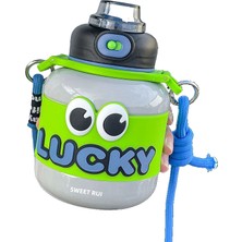 Sweet Rui Big Eyes Çelik Çocuk Yalıtımlı Su Şişesi 660ML (Yurt Dışından)