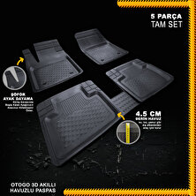 Promats Nissan Qashqai 2011 Universal Otogo 3D Havuzlu Paspas