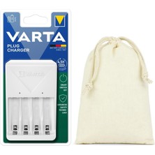 Varta Plug (Pilsiz) Şarj Cihazı+Saklama Çantası