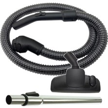 Parmis Grundig Uyumlu Vcc 9450 Süpürge Süpürge Alternatif Telli Hortumu Set (Tutma Sapı Kumandalı Değildir)