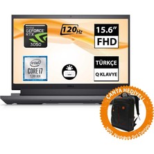 Dell G15 5530 G155530005U09 I7-13650HX 64GB 1tbssd RTX3050 15.6" Fullhd Freedos Taşınabilir BILGISAYAR-CNT010