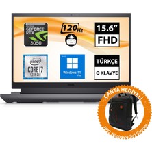 Dell G15 5530 G155530005U14 I7-13650HX 64GB 512SSD RTX3050 15.6" Fullhd W11P Taşınabilir BILGISAYAR-CNT015