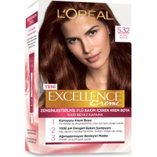 L'Oréal Paris 2'li Excellence Creme Saç Boyası - 5.15  Efsanevi Türk Kahvesi Excellence Tarak Armağan