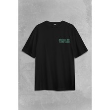 Kendim Seçtim Skull Kurukafa Renkler Latince Urban Street Culture Wear Sokak Sırt Ön Baskılı Oversize Tişört T-Shirt