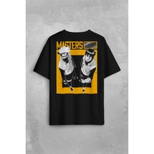 Kendim Seçtim Naruto Kakashi Masters Anime Dizi Ustalar Japonca Sırt Ön Baskılı Oversize Tişört T-Shirt