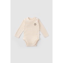 Little Gusto 2'li Uzun Kollu Ayarlanabilir Çıtçıtlı Organik Pamuk Zıbın Playtime