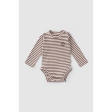 Little Gusto 2'li Uzun Kollu Ayarlanabilir Çıtçıtlı Organik Pamuk Zıbın Playtime