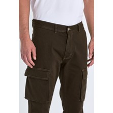 Damga Erkek Kargo Cepli Pantolon- Damga Jeans Haki