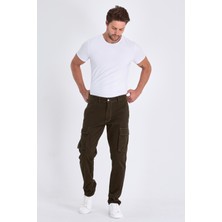 Damga Erkek Kargo Cepli Pantolon- Damga Jeans Haki
