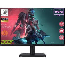 Acer EK241Y 23,8" 100Hz 1ms (Hdmı + Vga) Freesync Full Hd Va Monitör UM.QE1EE.H01