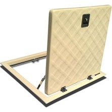 Kılıçhan Havuz Betona Geçme 50X50 cm Polyester Makine Dairesi ve Denge Deposu Kapağı