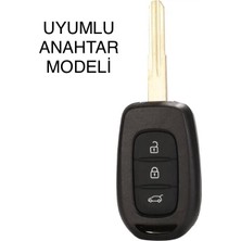 Şenyıldız Aksesuar Renault Clio 5 Megane 4 Dacia Duster Anahtar Koruma Kılıfı Açıklamayı Okuyunuz Resme Dikkat Ediniz