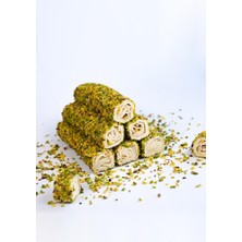 Lokumcu Mehmet Efendi Pirinç Antep Fıstıklı Vanilyalı Tahinli Sarma Lokum 500 gr