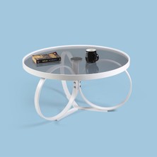 Eymense Marry Beyaz Orta Sehpa