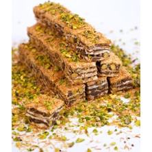 Lokumcu Mehmet Efendi Kadayıflı Antep Fıstıklı Çikolatalı Baklava Lokum 1 kg