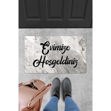 Evaşk Kapı Önü Paspası Vinil Kaymaz Tabanlı