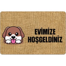 Evaşk Kapı Önü Paspası Vinil Kaymaz Tabanlı