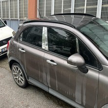 Fams Otomotiv Fiat 500X Krom Kapı Direği Seti 8 Parça 2014> Paslanmaz Çelik